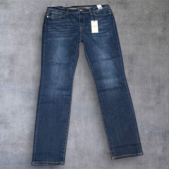 Judy Blue Women's Jeans Size 15 Mid Rise Straight Leg Medium Wash NWT Stretch - Picture 4 of 11
